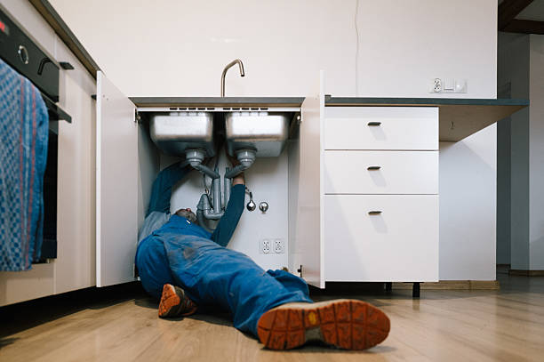 Professional Emergency Plumber technician working in Pulaski, IL
